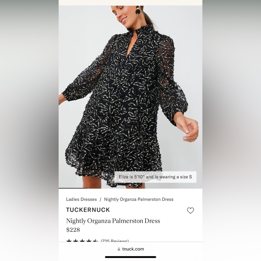 Nightly Organza Palmerston Dress